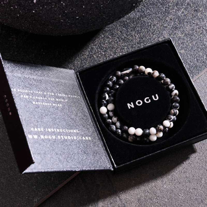 Zebra Agate | Silver | Gemstone Wrap