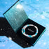 Glimmering Glaciers | Silver | Gilded Turquoise Gemstone Wrap