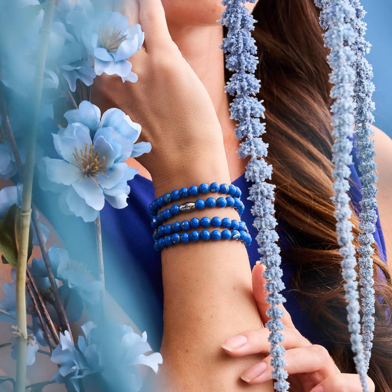 Ocean | Silver | Gilded Turquoise Gemstone Wrap