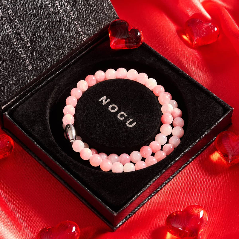 Pink Nebula | Silver | Gilded Turquoise Gemstone Wrap