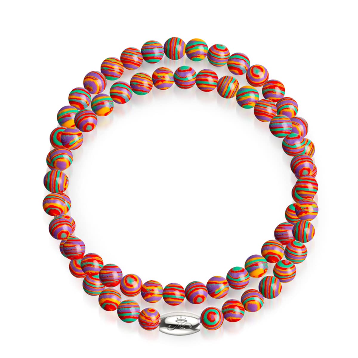 Rainbow | Silver | Gilded Turquoise Gemstone Wrap