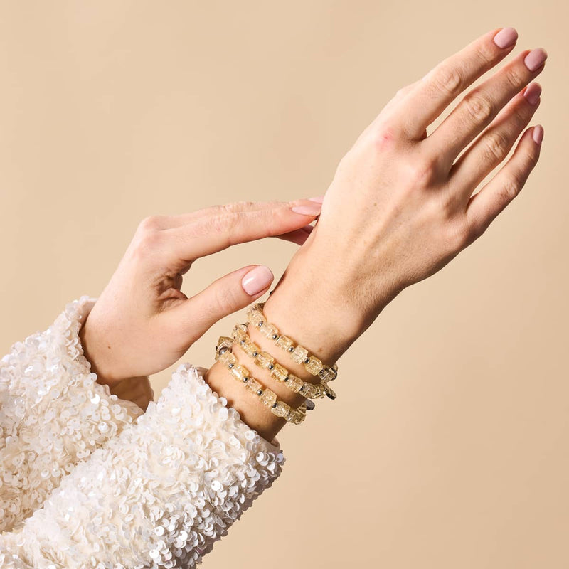 Frozen Lemonade | Glitter Glass | Sugar Cube Bracelet