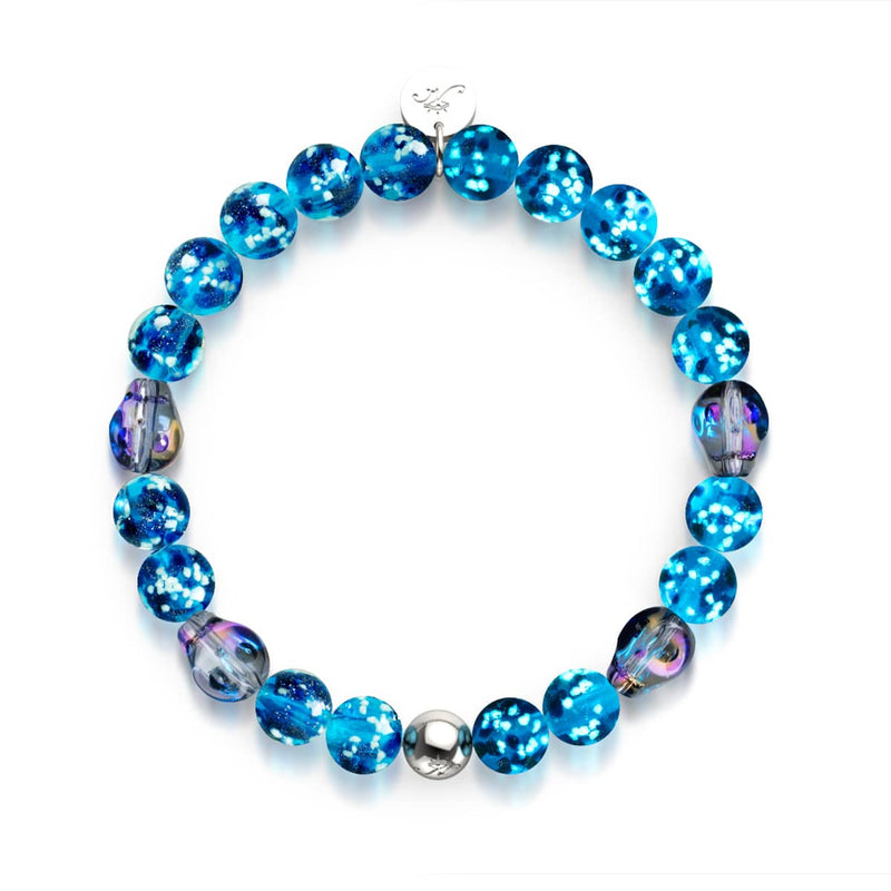 Into the Blue Moon | Firefly Glass Bracelet