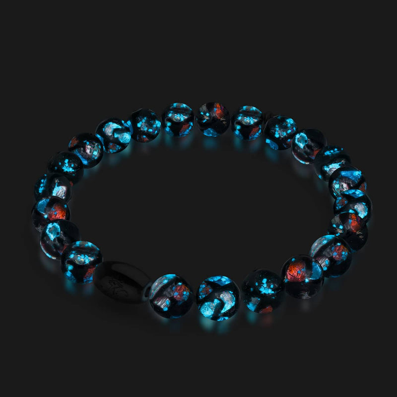 Orion | .925 Sterling Silver | Lunar Glass Bracelet