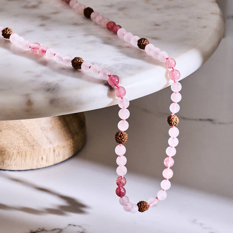 Mindfulness | Gemstone Rudraksha | Mala Spiritual Wrap