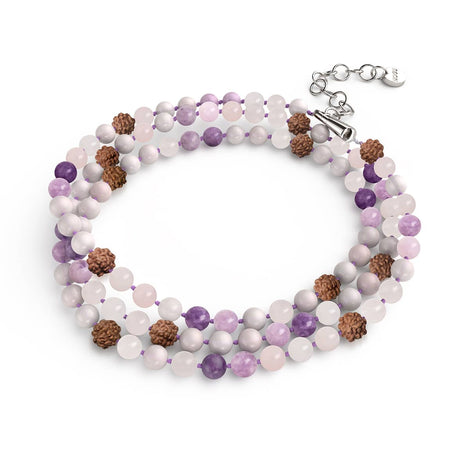 Namaste | Gemstone Rudraksha | Mala Spiritual Wrap