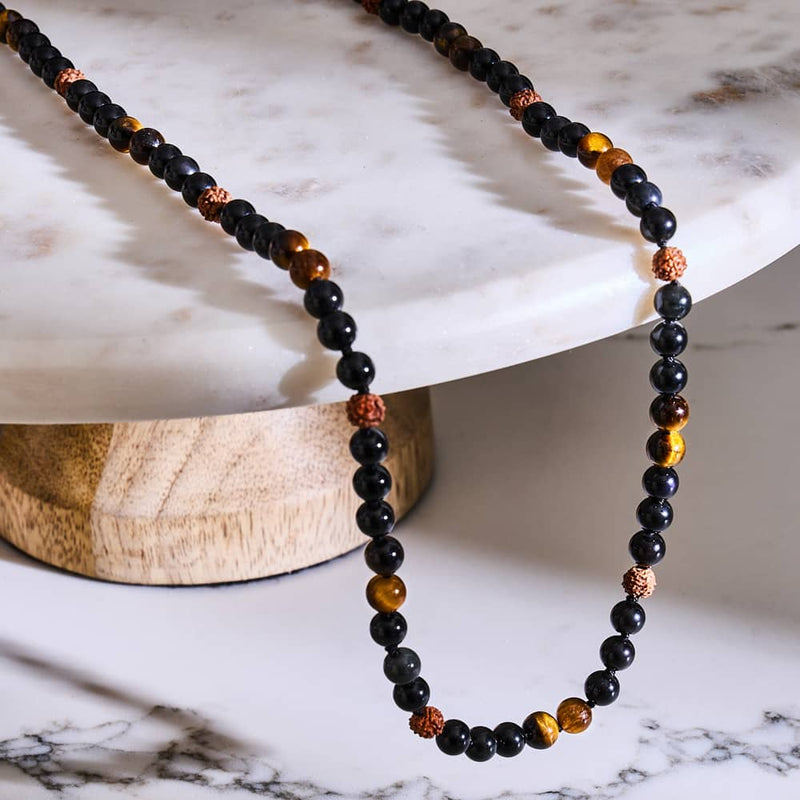 Shaman | Gemstone Rudraksha | Mala Spiritual Wrap