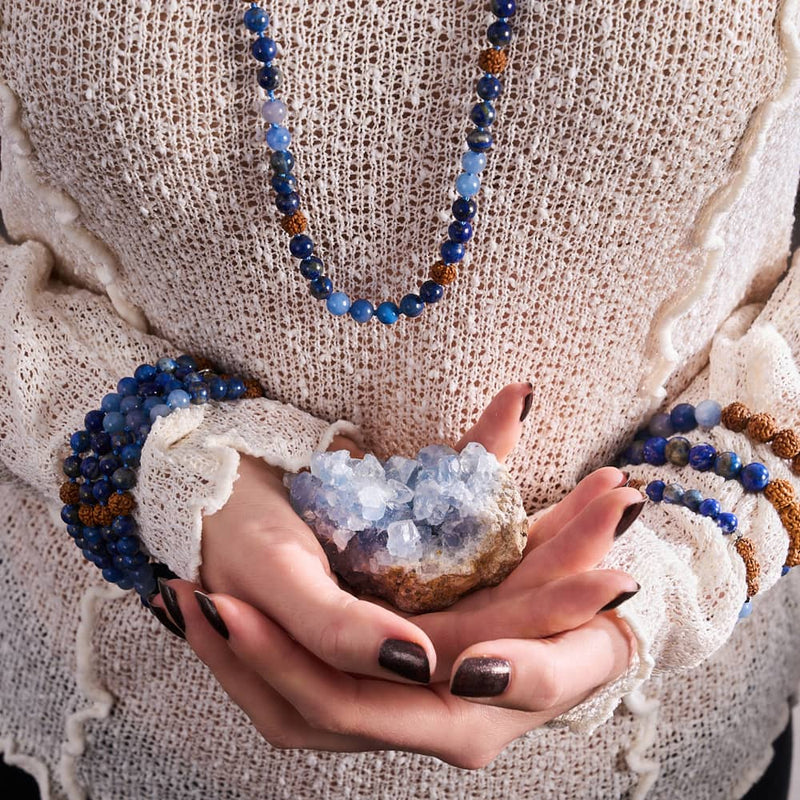 Tao | Gemstone Rudraksha | Mala Spiritual Wrap