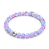 Lavender | Silver | Mermaid Glass Bead Bracelet