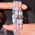 Rainbow White | .925 Sterling Silver | Mermaid Glass Pebble Bracelet
