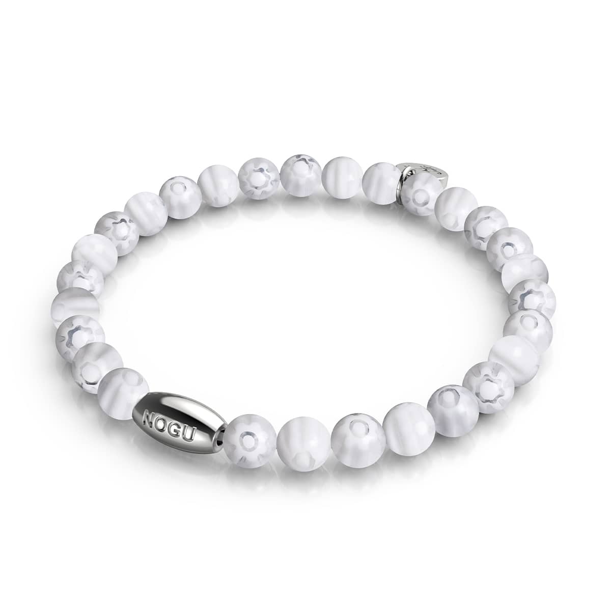 Roman Lily | .925 Sterling Silver | Millefiori Bracelet