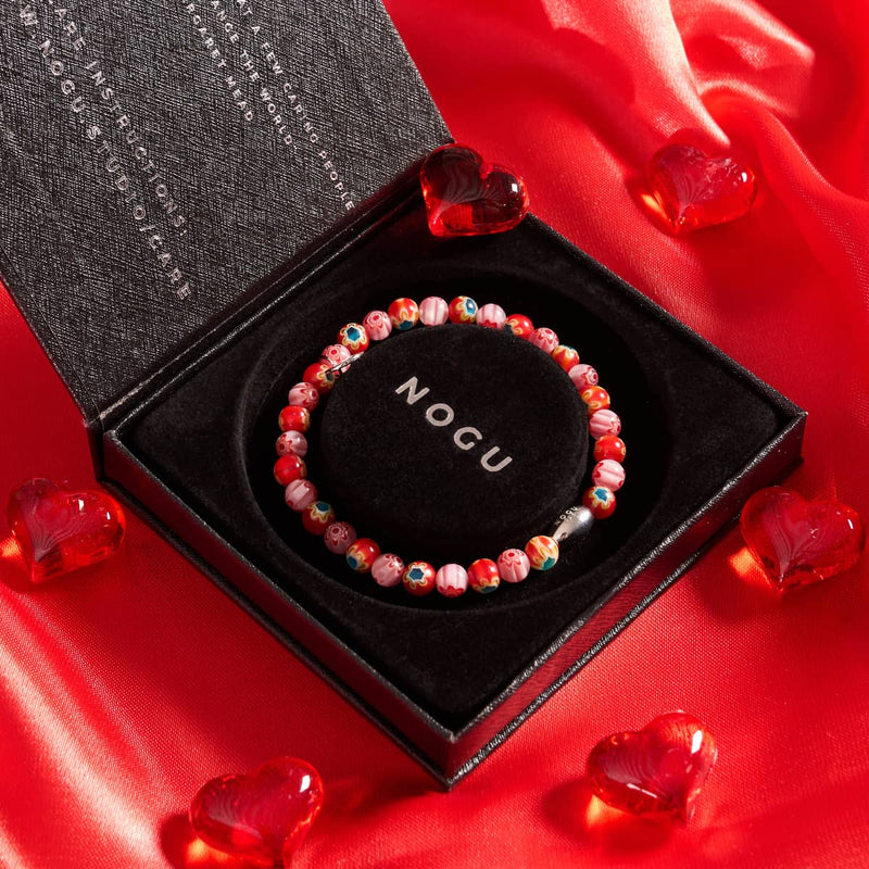 Rose Bouquet | .925 Sterling Silver | Millefiori Bracelet