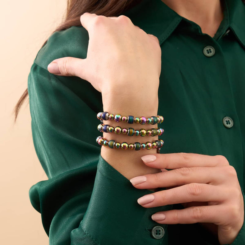 Chromata | Unicorn Silver | Mood Stone Bracelet