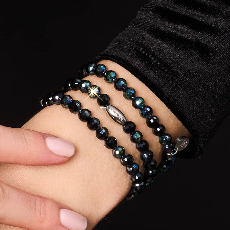 Onyx | Faceted Prisma Bracelet