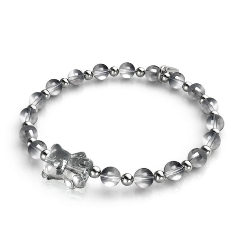 Carbon | Shimmer Bear Bracelet | Argent x Silver
