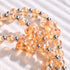 Tangerine Crystal | Shimmer Bear Bracelet | Orange x Silver