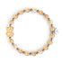 Tangerine Crystal | Shimmer Bear Bracelet | Orange x Silver