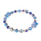 Unicorn Blue | Silver | Double Shimmer Bear Bracelet