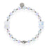 Unicorn White | Silver | Double Shimmer Bear Bracelet