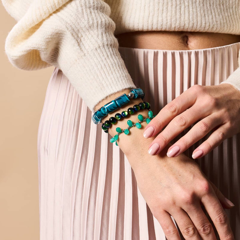 Turquoise Hermione | Sorceress Glass Bracelet