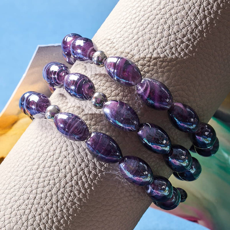 Violet Whirlpool | Tempest Glass Bracelet