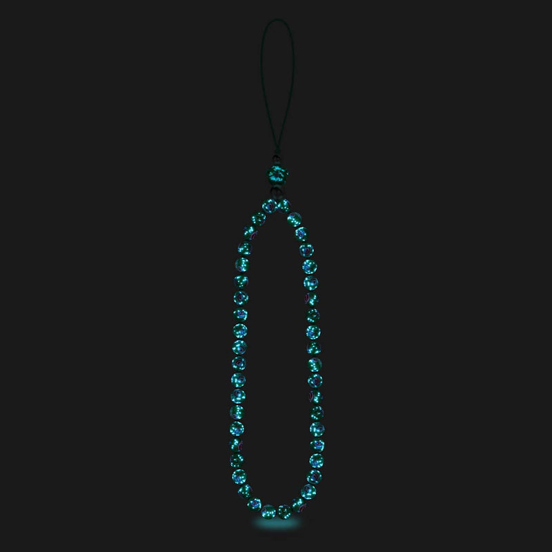 Blue Mistletoe | Firefly Glass | Phone Charm Strap