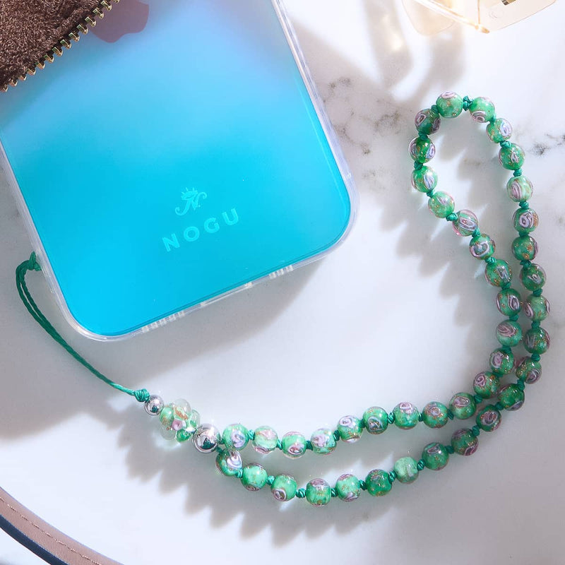 Blue Mistletoe | Firefly Glass | Phone Charm Strap