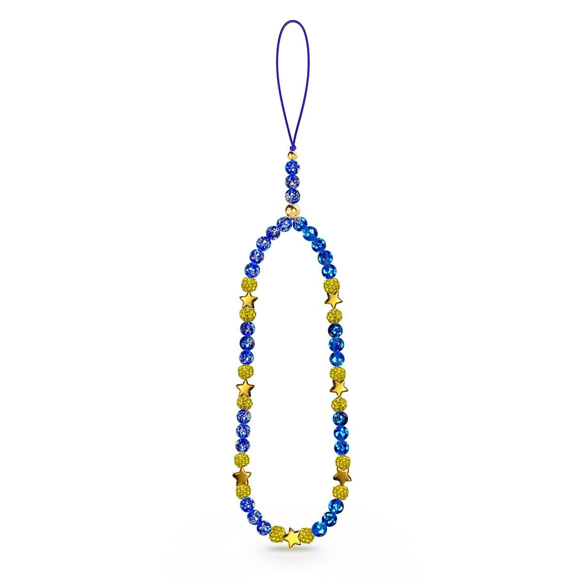Sapphire Stars | Firefly Glass | Phone Charm Strap