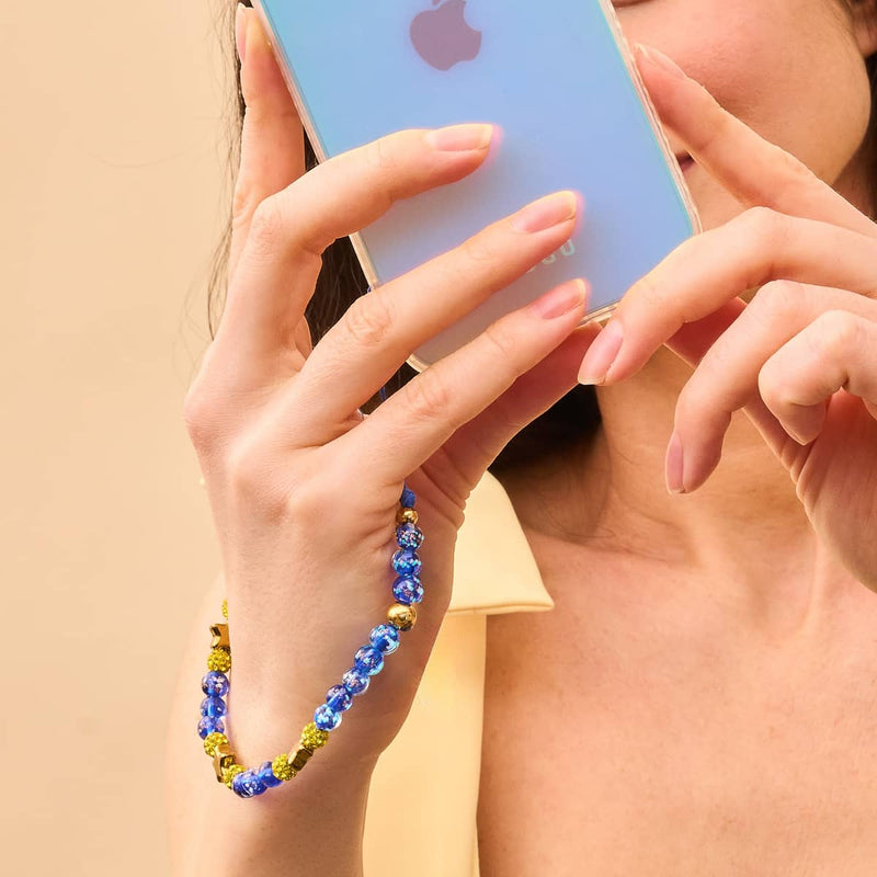 Sapphire Stars | Firefly Glass | Phone Charm Strap