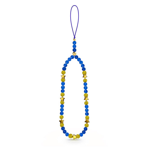 Starry Night | Blue x Gold | Phone Charm Strap