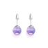 Cosmic Purple | .925 Sterling Silver | Galaxy Glass Stud Earrings