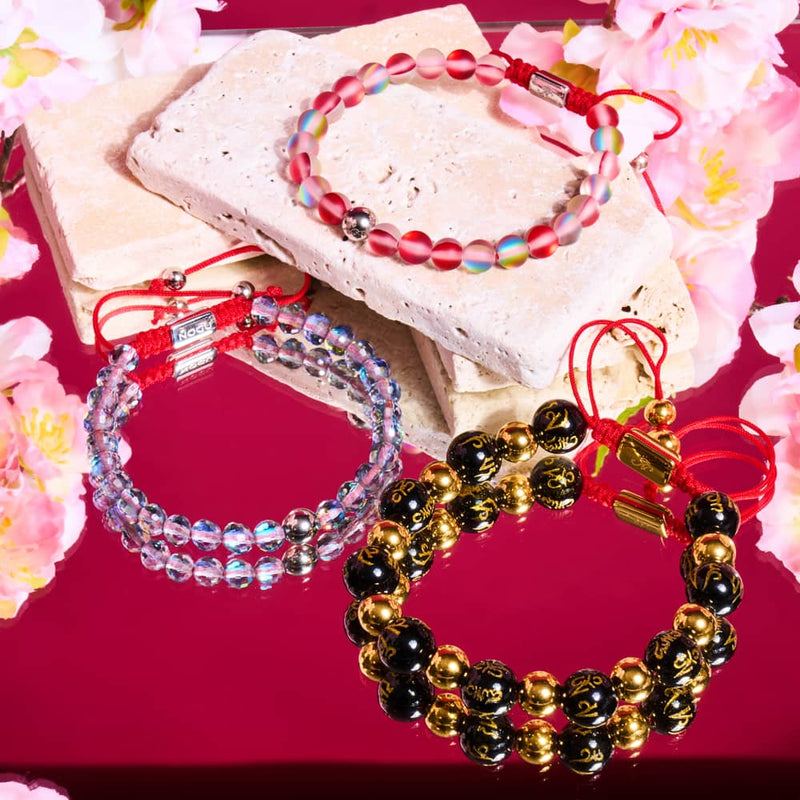 Tibetan Amulet | Deluxe Obsidian Mantra Bracelet