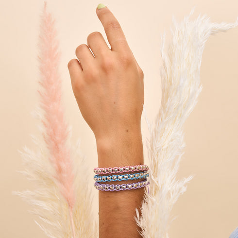 Sky Blue x Silver | Catena Links Bracelet