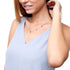 Love | Silver | Lariat Necklace