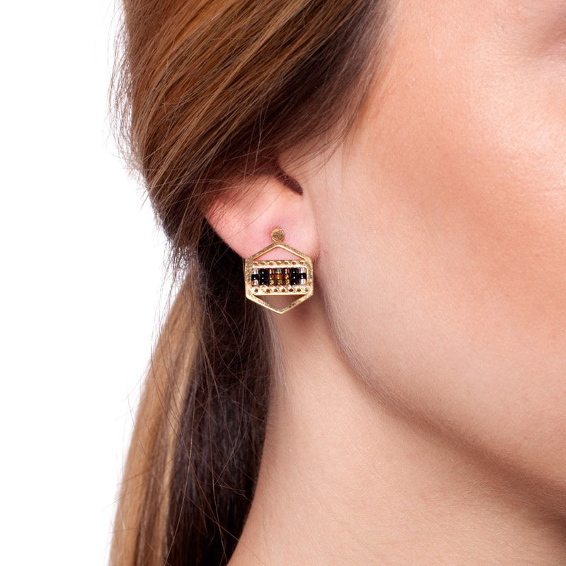 Rolling Hills | 18k Gold | Boho Earrings