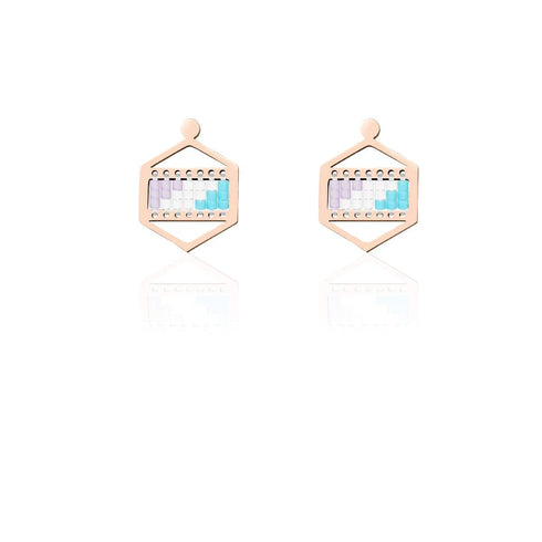 San Clemente | 18k Rose Gold | Boho Earrings