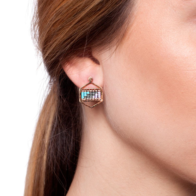 San Clemente | 18k Rose Gold | Boho Earrings