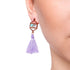 San Clemente | 18k Rose Gold | Boho Fringe Earrings