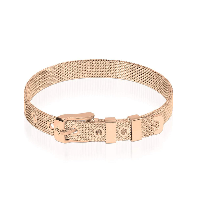 Minimalist | 18k Rose Gold | Buckle Bracelet