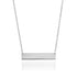 Minimalist Bar | Silver | Gilded Necklace