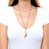 Remix | 18k Rose Gold | White Crystal Headphones Necklace