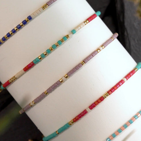 Mallorca | Japanese Miyuki Seed Bead | Stranded Bracelets
