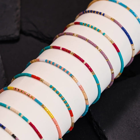 Mallorca | Japanese Miyuki Seed Bead | Stranded Bracelets