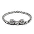 Panthera by Keysi Sayago | 18k White Gold | Cubic Zirconia Crystal Bracelet