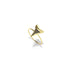 Shark Tooth Ring by Lauren Howe | .925 Sterling Gold Vermeil | Black Crystal