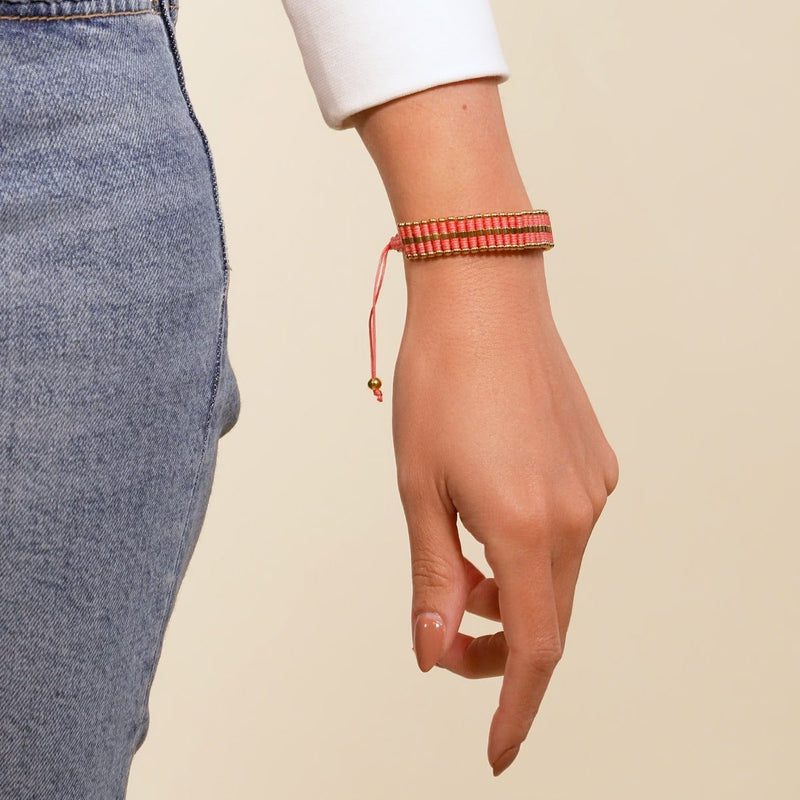 Coral | 18k Gold | Amici Bracelet