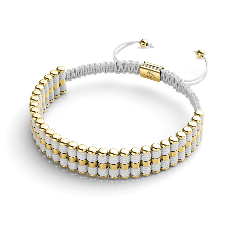 White | 18k Gold | Amici Bracelet