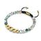 Tree Agate | Gold | Balance Gemstone Macrame Bracelet