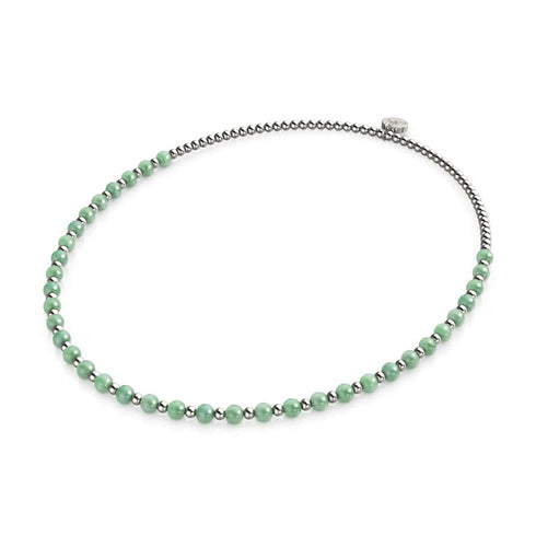 Green Aventurine x White Gold | Boho Gem Wrap