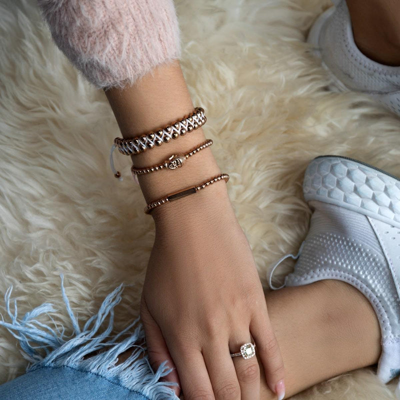 Dharma | 18k Rose Gold | Buddha Charm Bracelet